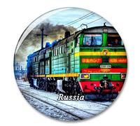 Rusia Tren Imán de Nevera, imánes Decorativo, abridor de Botellas, Ciudad turística, Viaje, colección de Recuerdos, Regalo, Pegatina Fuerte para Nevera