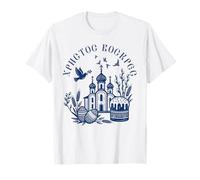 Rusia Ucrania Pascua ortodoxa Cristo resucitado Iglesia Kulich Camiseta