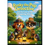 Rusky the Pup Detective and the Case of the Whispering Woods: Fear grows in the dark, but courage grows when we share our worries with friends. (Rusky the Pawsville Pup Detective)