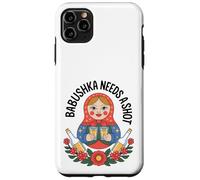 Ruso Abuela Khokhloma Muñeca Matroska BabushkaVodka Carcasa para iPhone 11 Pro MAX