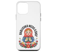 Ruso Abuela Khokhloma Muñeca Matroska BabushkaVodka Carcasa para iPhone 12 Mini