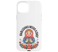 Ruso Abuela Khokhloma Muñeca Matroska BabushkaVodka Carcasa para iPhone 15 Plus