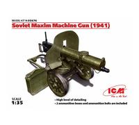 Ruso Maxim Máquina Gun (1941) Maqueta ICM 35
