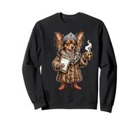 Ruso Russkiy Toy Terrier Perra como oligarca Esposa Sudadera