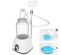 Rusopobe Aspirador de vacío reciclador de líquidos de Banco pequeño, 1 L Equipo de Laboratorio Aspirador recolector de líquidos con Cabezal/Soporte de aspiración