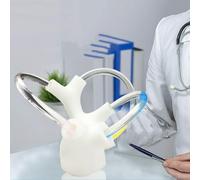 Rusopobe Modelo de oído Interno, Modelo anatómico 5X de la Estructura Interna del oído Canal semicircular Modelo de enseñanza coclear Exhibición de Estudio Ayuda didáctica educativa(A Pair)