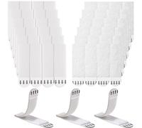 Rusoz 24 Pares(48 Tiras) Belcro Adhesivo Doble Cara Fuerte, Colgar Cuadros Sin Agujeros & Clavos, 20mm x 70mm Cuelga Facil para el Hogar, Oficina, Automóvil, Escuela