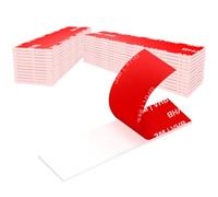 Rusoz Almohadillas Adhesiva Doble Cara Extrafuerten,20 Piezas Pads Adhesivo Doble Cara Transparente Cinta Adhesiva Impermeable Rectángulo 2.5×10cm Para decoración Hogar y Oficina