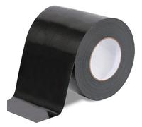 Rusoz Cinta Americana Negra 20 m X 75 mm Cinta Adhesiva Extrafuerte Duct Tape Impermeable Cinta De Reparación Multiusos Para Tuberías, Alfombras, Sellado, Marcado