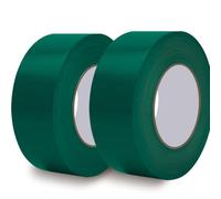Rusoz Cinta textil de 2 rollos, cinta blindada extra fuerte, cinta de pato de 20 m x 50 mm, cinta de reparación impermeable resistente al desgarro para tuberías, alfombras, sellos, reparaciones, verde
