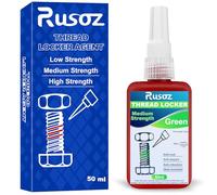 Rusoz Fijador Tornillos Media Resistencia 50ml Penetrating Roscas Adhesivo para Pegar Tornillos Metal Fijador de Roscas Alta Temperatura Fijador Roscas (Verde)