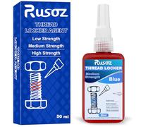 Rusoz Fijador Tornillos Media Resistencia 50ml Universal Roscas Adhesivo Para Pegar Tornillos Metal Pegamento Anaeróbico Fijador de Roscas (Azul)