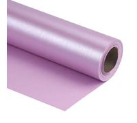 RUSPEPA Papel De Regalo Mate Morado Claro - Mini Rollo - Papel De Lustre Nacarado De Color Sólido Perfecto Para Bodas, Cumpleaños, Navidad, Baby Shower - 43,2 Cm X 10 M