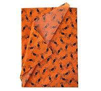 RUSPEPA Papel De Seda Para Envolver Regalos - 25 Hojas Papel De Regalo Con Diseño De Araña A Granel Para Decoraciones De Halloween, Manualidades De Bricolaje - 50 X 70 cm