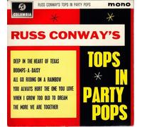 RUSS CONWAYS TOPS IN PARTY POPS VINYL 7" 6 TRACK EP 1961