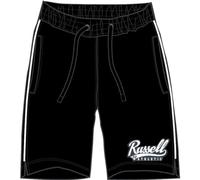 RUSSELL ATHLETIC Baylor-Shorts Pantalones Cortos, Negro, L para Hombre