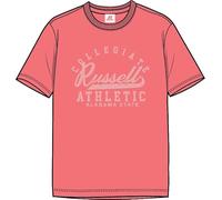 Russell Athletic Camiseta de Manga Corta Amt A30211 Coral Hombre, Talla L
