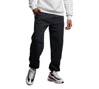 Russell Athletic Dri Power Fleece Elastic Bottom Sweatpants, Relaxed Fit, Moisture Wicking, with Or Without Pockets Pantalones Deportivos, Negro con Bolsillos, Large Hombres