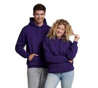 Russell Athletic Dri-Power - Sudadera con Capucha de Forro Polar para Hombre, Absorbe la Humedad, Mezcla de algodón, Ajuste Holgado, Tallas S-4X, Jersey Morado, Medium
