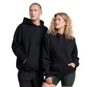 Russell Athletic Dri-Power - Sudadera con Capucha de Forro Polar para Hombre, Absorbe la Humedad, Mezcla de algodón, Ajuste Holgado, Tallas S-4X, Jersey Negro., Medium