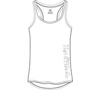 Russell Athletic Marie-Sleeveless Tank Camiseta de Tirantes Anchos, Blanco, L para Mujer