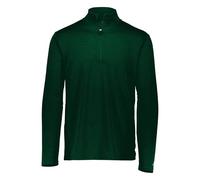 Russell Athletic Men's Lightweight Performance 1/4 Zip, Dark Green, XXL