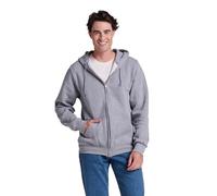 Russell Athletic para Hombre Dri de alimentación Full Zip Sudadera con Capucha para Mujer - Gris -