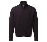 Russell - Chaqueta/Sudadera con cremallera modelo Authentic para hombre (M/Negro)