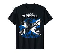 Russell Clan Family Last Name Scotland Scottish Camiseta