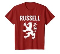 Russell Clan Scottish Apellido Escocia Heráldica Camiseta