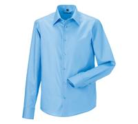 Russell Collection Camisa de manga larga entallada Diseño Tailored (BC1038)