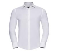 Russell Collection Camisa de Manga Larga para Hombre (RW9505)