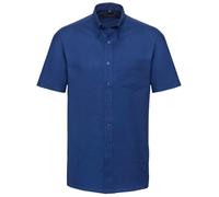 Russell Collection - Camisa de Oxford de Manga Corta para Hombre UTPC6420_14