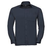 Russell Collection - Camisa de Popelina de Manga Larga para Hombre UTRW9538_20