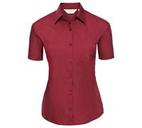 Russell Collection camisa poplin manga corta de mujer r-935f-0 - trabajo de ofic