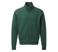 Russell de Algodón Auténtico Cremallera Completa Sudadera Jacket Vertical Collar