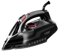 Russell Hobbs Plancha de Ropa Power Steam Ultra - 3100W, Suela Cerámica, Planchado Seco, Golpe Vapor 210g, Antical, Antigoteo, Función Autolimpieza, Apagado Automático, Negro - 20630-56