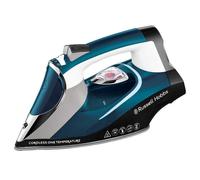 Russell Hobbs Plancha de Ropa Sin Cable Cordless One Temperature - 2600 W, Suela de Cerámica, Tecnología One Temperature, Golpe Vapor 210g, Antical, Antigoteo, Función Autolimpieza, Azul - 26020-56