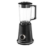 Russell Hobbs 26710-56 Batidora de Vaso Blade Boost, Tecnología Blade Boost, Jarra de 1,5L, Cuchilla Acero Inoxidable 4 Puntas, 2 Velocidades, Función Pulse, Negro