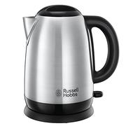 Russell Hobbs Adventure - Hervidor de Agua Eléctrico (2400 W, 1,7l, Acero Inoxidable) - Ref. 23912-70, Negro/Plata