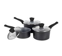 Russell Hobbs Batería de Cocina de 3 Piezas de Aluminio Forjado Perlado RH01706EU 16, 18 y 20 cm | Revestimiento Antiadherente Whitford |