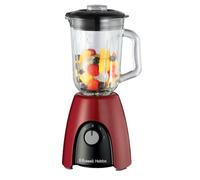Russell Hobbs Batidora de Vaso para batidos, zumos y papillas, vaso de cristal de 1,5 l, 2 velocidades con función Pulse, cuchillas de acero inoxidable, sin BPA, 850 W max, Desire 27121-56