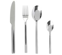 Russell Hobbs BW04303EU7 Juego de Cubiertos de 24 Piezas - de acero inoxidable Vermont para 6 personas, Cuchillo y Tenedor Platería, Lavavajillas Cuchillos Tenedores Cucharas, Espejo pulido Acabado