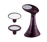 Russell Hobbs Plancha vertical vapor [1800 W, vapor 20 g/min] Steam Genie Colour Control (antibacteriana, suela cerámica, 2 accesorios: para tapicería y tejidos delicados, apta para viajes) 27410-56
