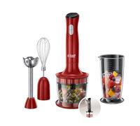 Russell Hobbs Desire - Batidora de mano 3 en 1 (500 W, Rojo, Cuchilla de Acero Inoxidable, sin BPA) - ref. 24700-56