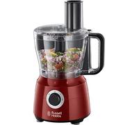 Russell Hobbs Desire - Procesador de Alimentos (Licuadora, Amasador, Cortador de verduras, 600 W, Rojo) - ref. 24730-56