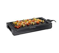 Russell Hobbs Fiesta - Plancha de Cocina Eléctrica (2400 W, Apta Lavavajillas, Bandeja Goteo, Negro) - ref. 22550-56
