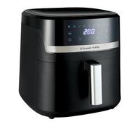 Russell Hobbs Freidora de Aire, Air Fryer, Freidora sin Aceite 8,3 L, XXL [tamaño compacto, bajo nivel ruido, pizzas de 26 cm] Satisfry (piezas aptas lavavajillas, pantalla táctil, grill) 27632-56