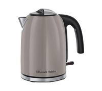 Russell Hobbs Hervidor de Agua Eléctrico [1,7L, 2400W] Colours Plus Moca (Acero Inoxidable, Indicador Agua, Ebullición Rápida, Filtro Extraíble, Ahorro Energía, Boquilla Precisa) 28511-70
