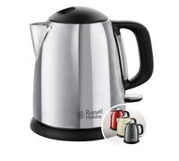 Russell Hobbs Hervidor eléctrico Victory 1 litro 2200 W filtro extraíble base 360° Plata
